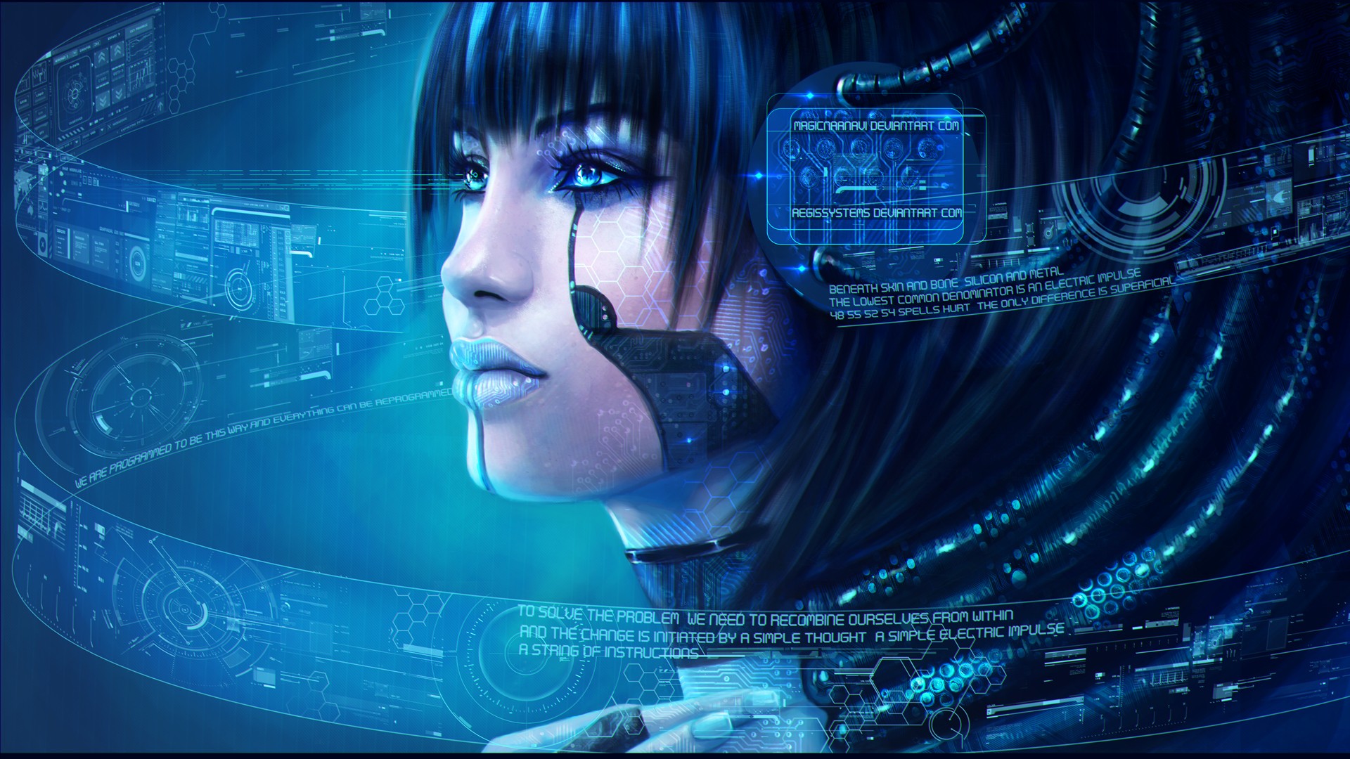 Wallpapers Fantasy and Science Fiction Cyborgs 