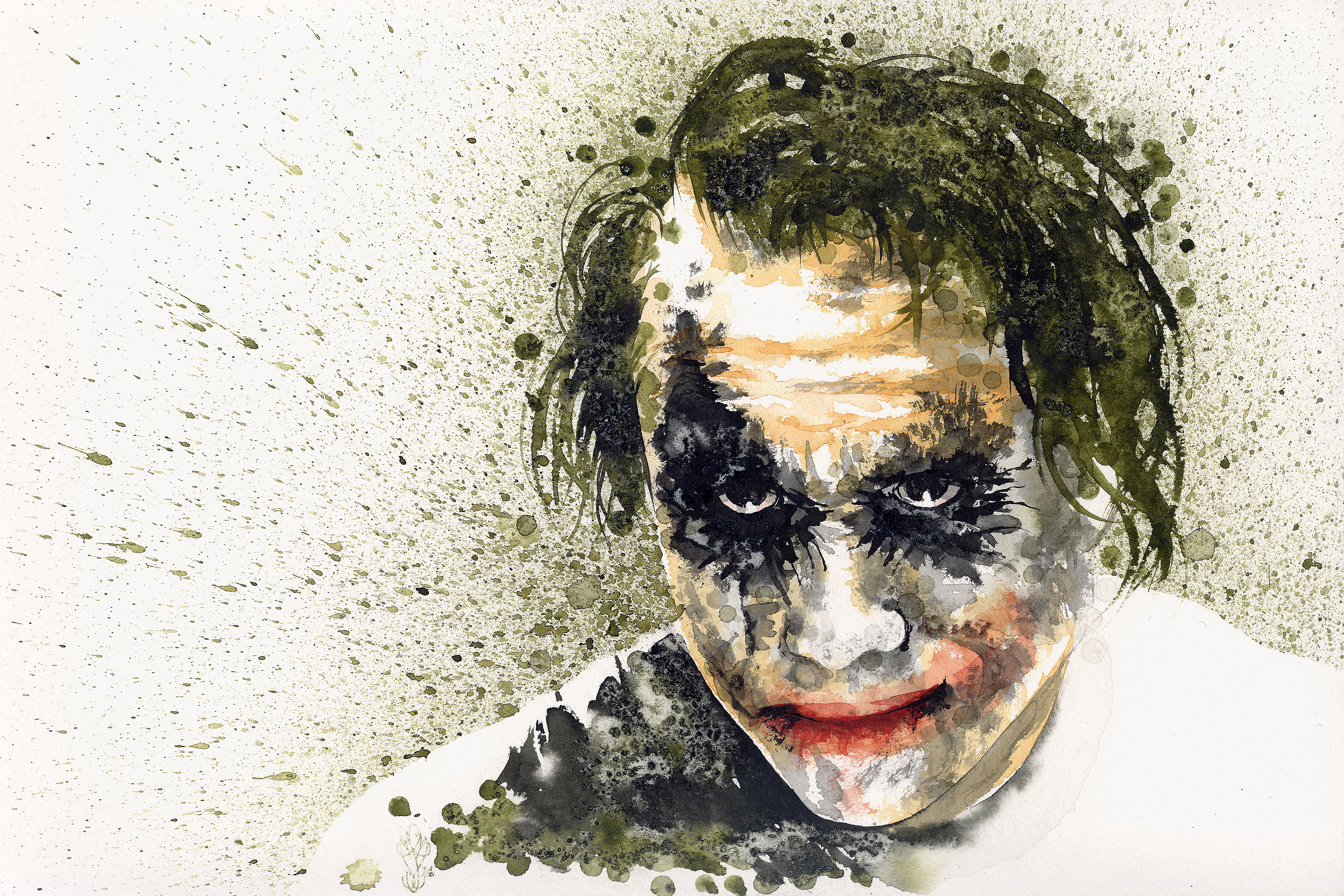 Wallpapers Art - Painting Characters Joker