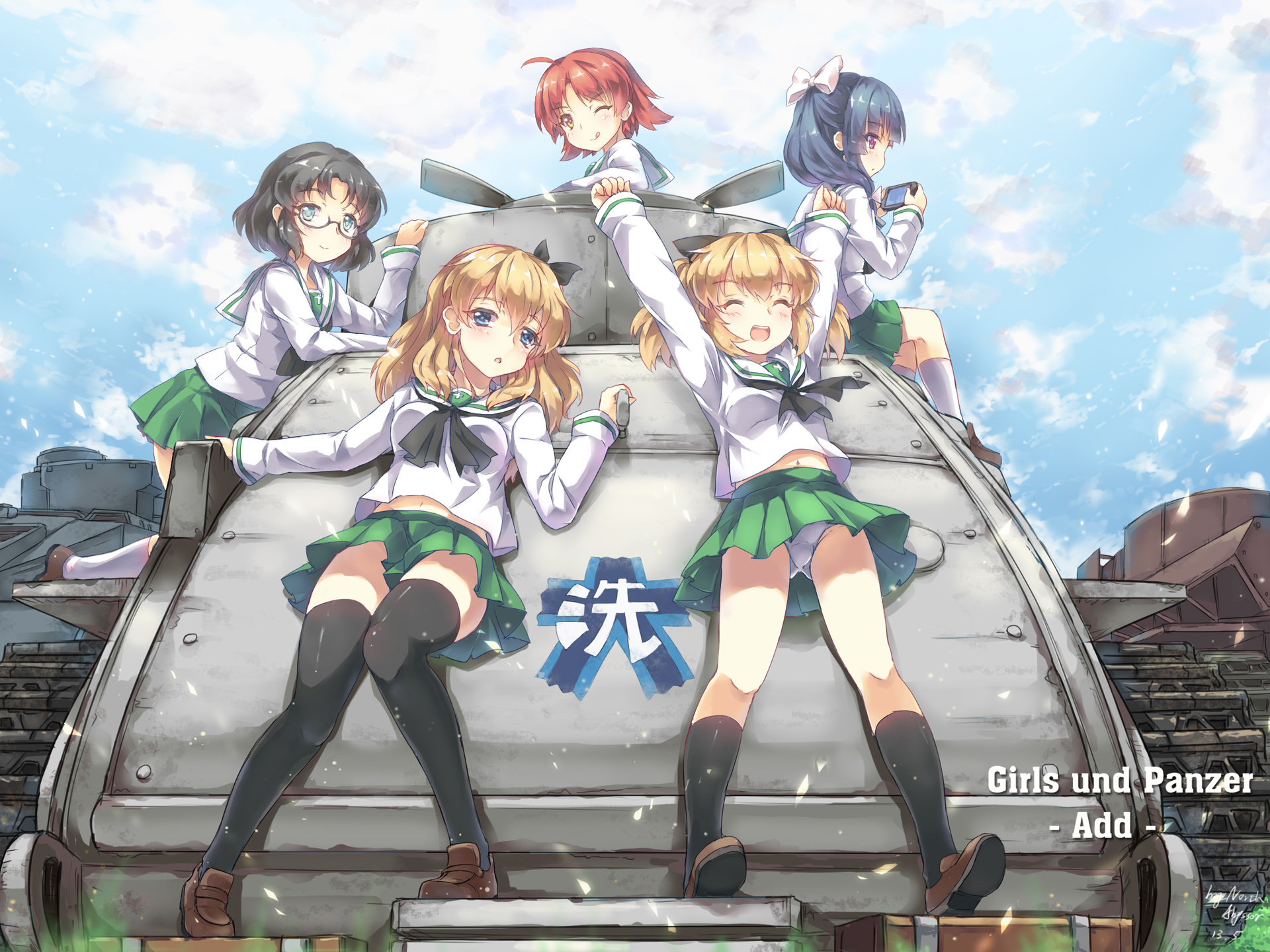 Fonds d'cran Manga Girls und Panzer 