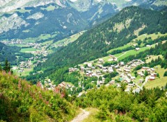  Nature chemin dans la montagne