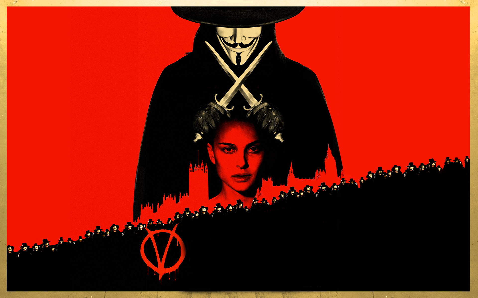 Fonds d'cran Cinma V pour Vendetta 