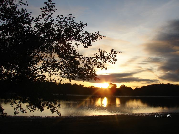 Wallpapers Nature Sunsets and sunrises lac du Malsaucy