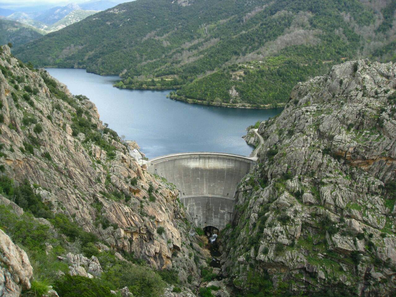 Wallpapers Constructions and architecture Miscellaneous constructions Barrage de Tolla, Corse