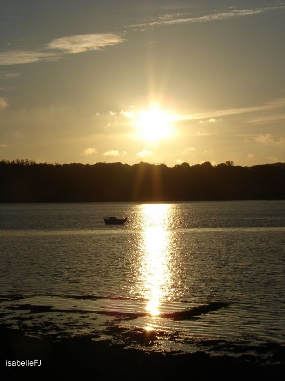 Fonds d'cran Voyages : Europe France > Bretagne coucher de soleil breton