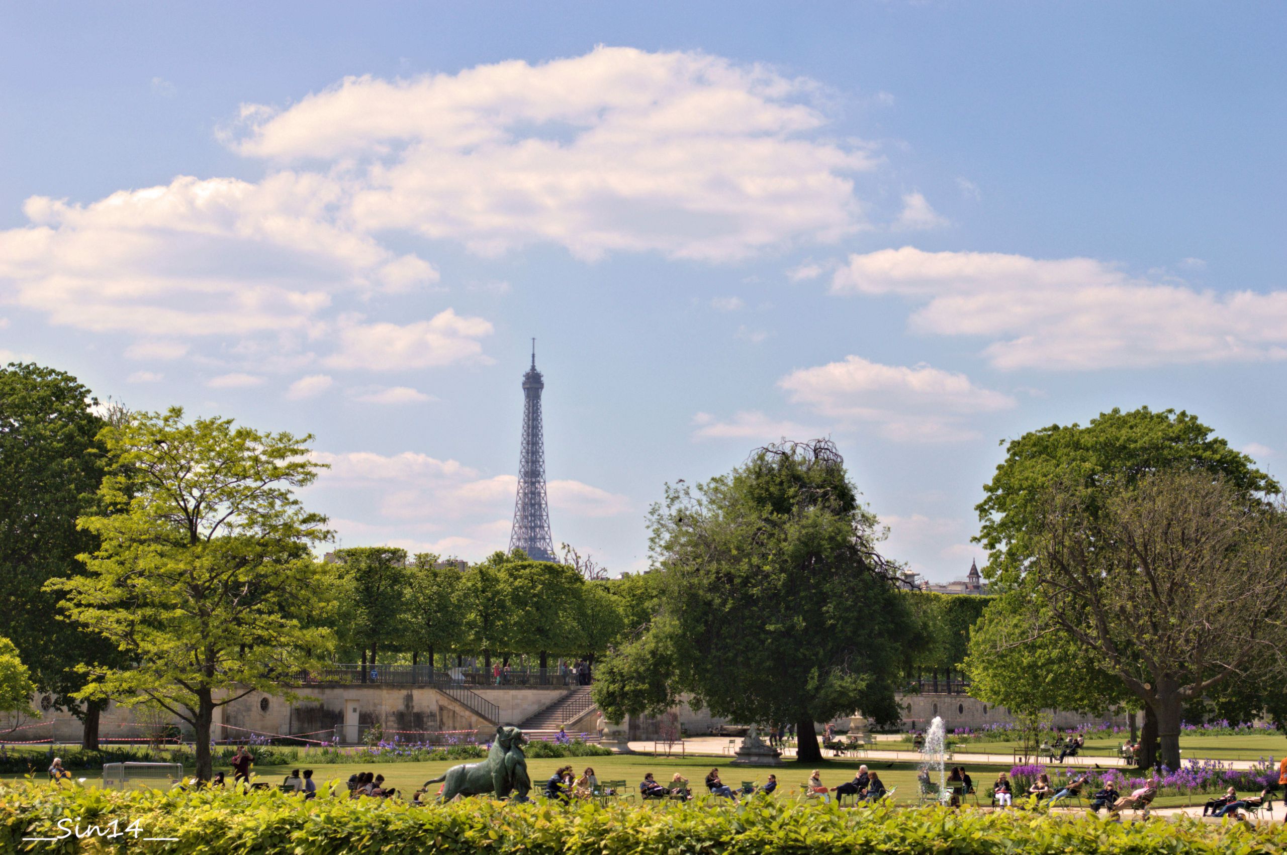 Fonds d'cran Nature Parcs - Jardins LeJardin des tuileries