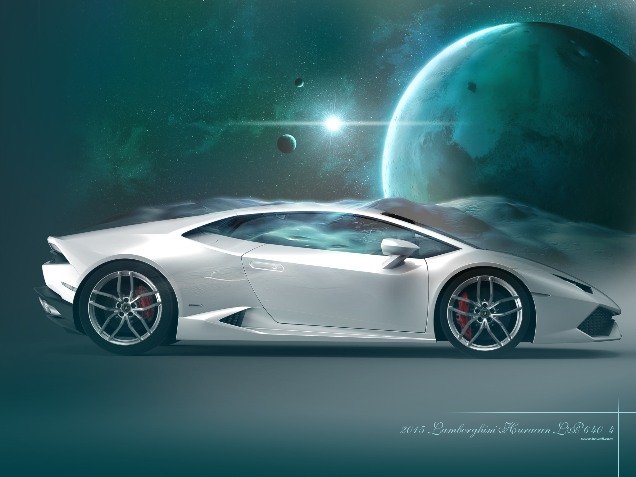 Fonds d'cran Voitures Lamborghini Lamborghini Huracan sur une autre planète !