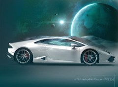  Voitures Lamborghini Huracan sur une autre planète !