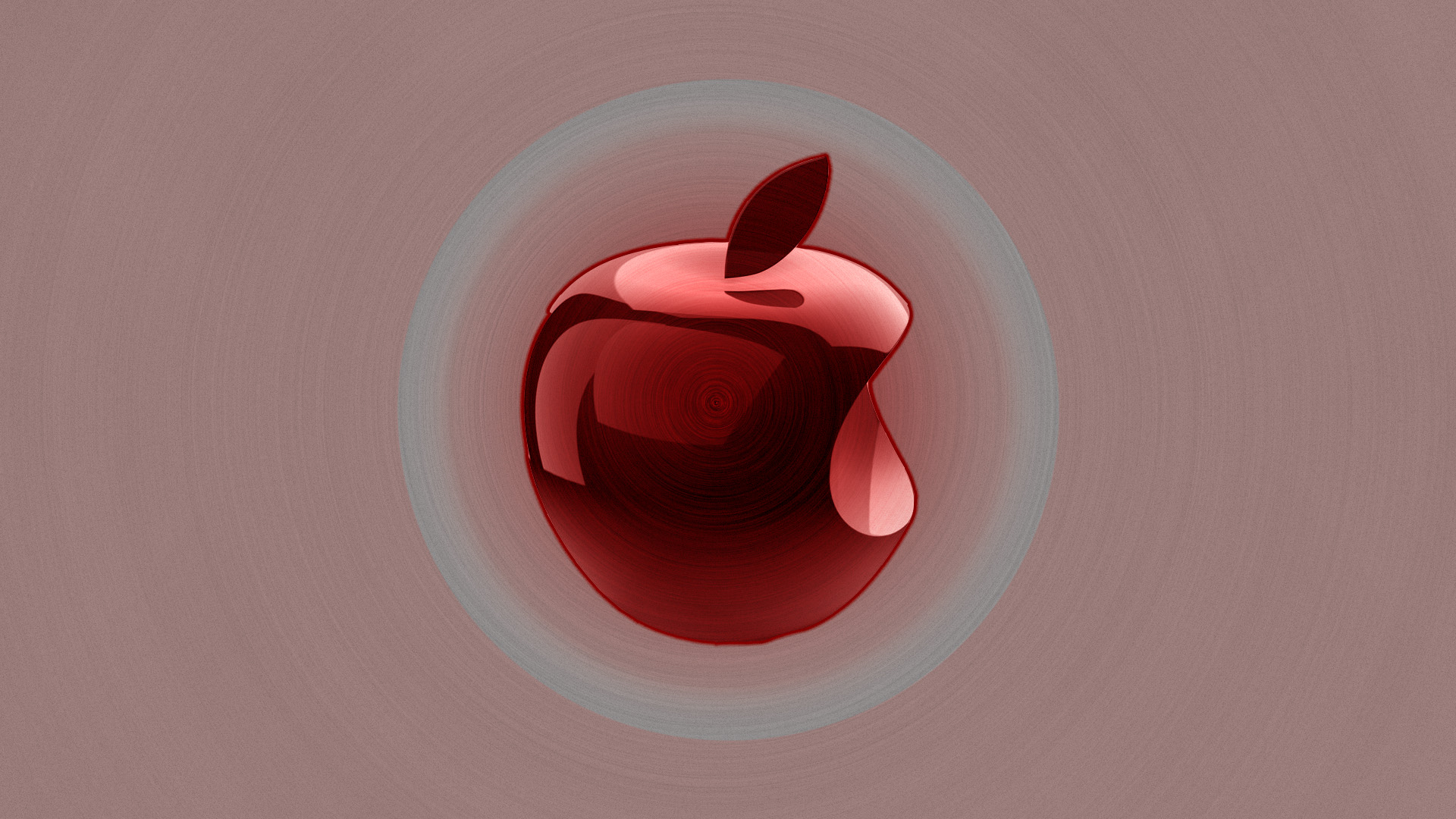 Fonds d'cran Informatique Apple apple red