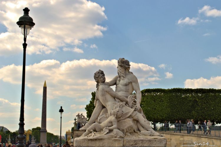 Fonds d'cran Constructions et architecture Statues - Monuments Le Jardin des tuileries