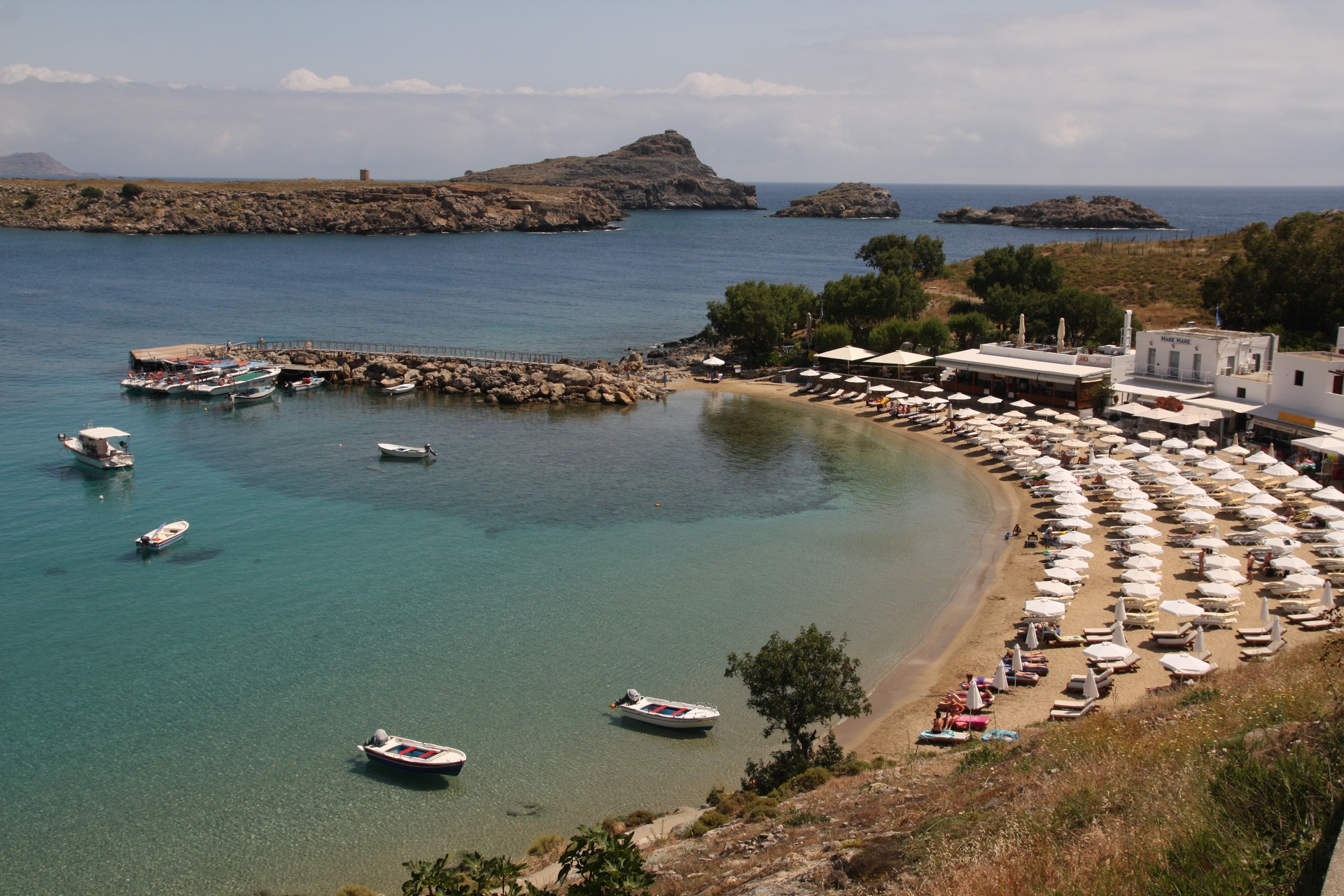 Wallpapers Trips : Europ Greece Baie de Lindos