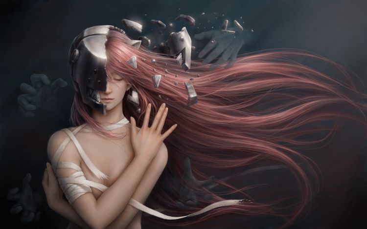 Fonds d'cran Fantasy et Science Fiction Cyborgs Elfen Lied