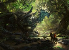  Fantasy et Science Fiction Joseph, the Ancient forest dragon