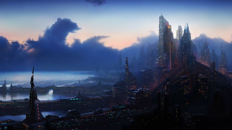 Fonds d'cran Fantasy et Science Fiction Villes futuristes Wallpaper N377183