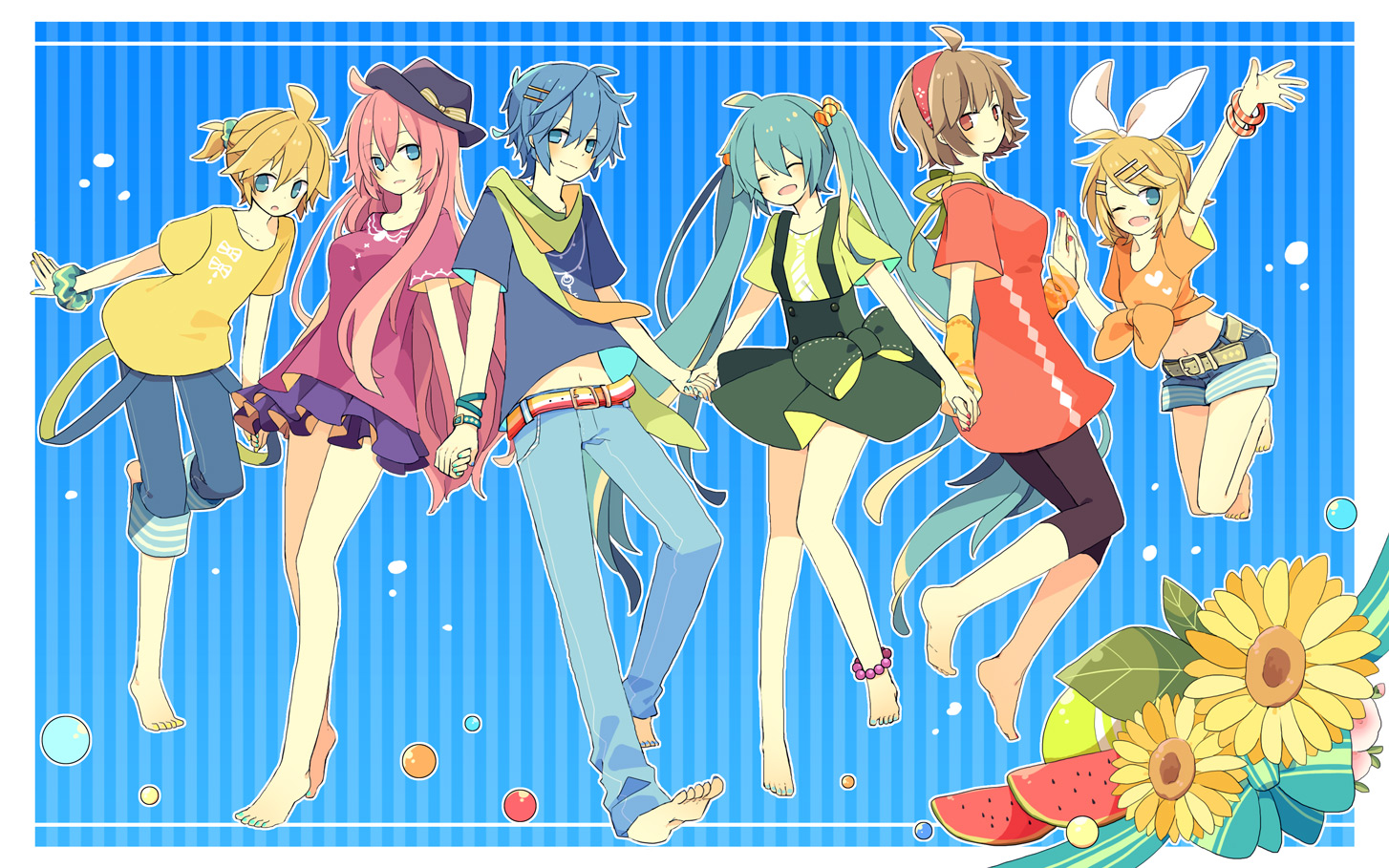 Fonds d'cran Manga Vocalods 