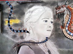  Art - Crayon Mother of Dragons: Game of Thrones
