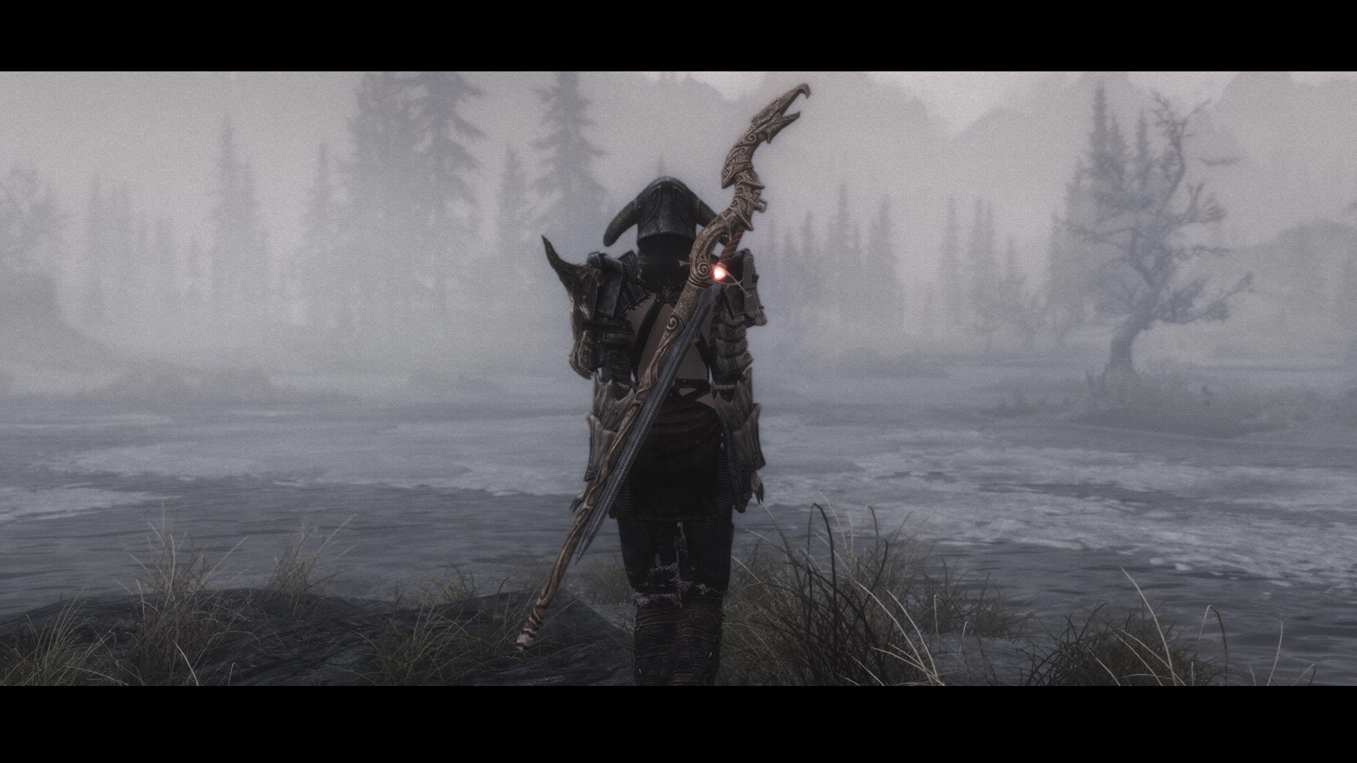 Wallpapers Video Games The Elder Scrolls V: Skyrim Dans la brume.