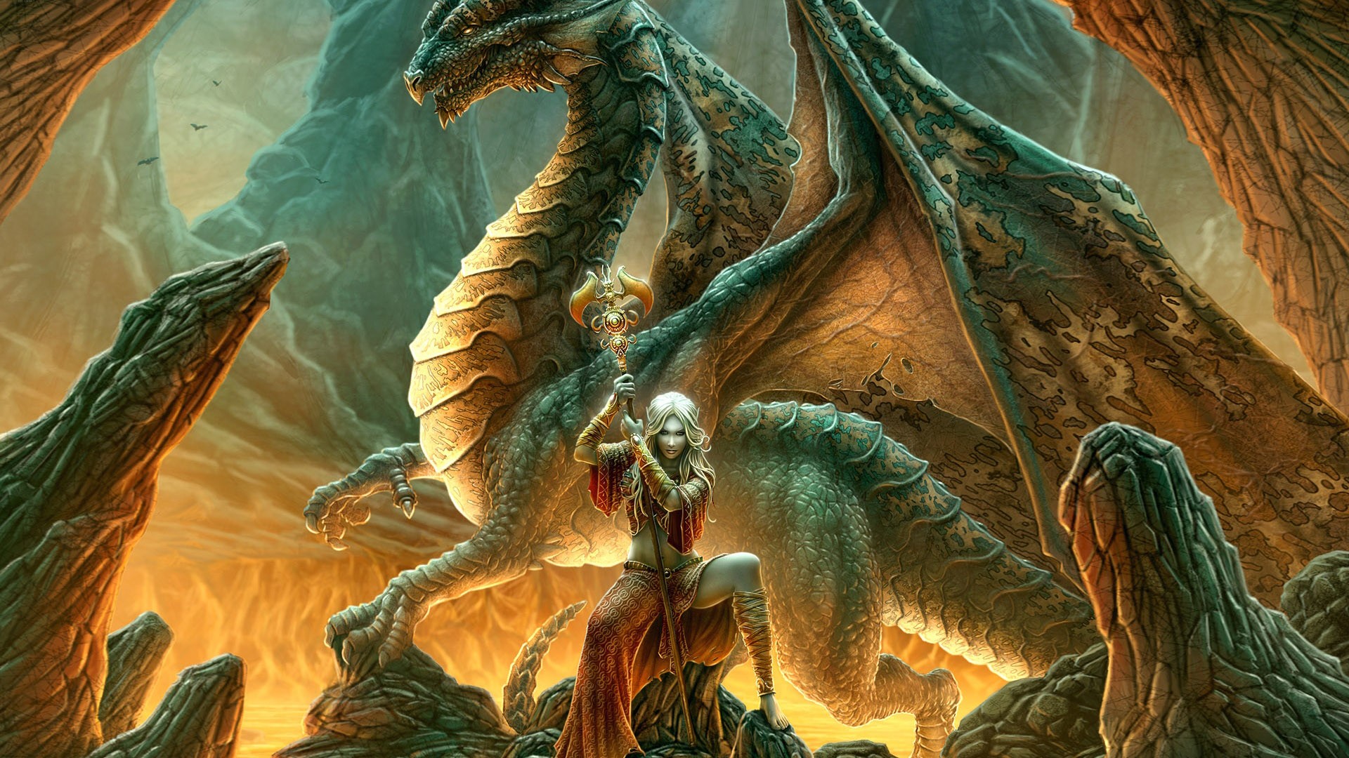 Wallpapers Fantasy and Science Fiction Creatures : Dragons 