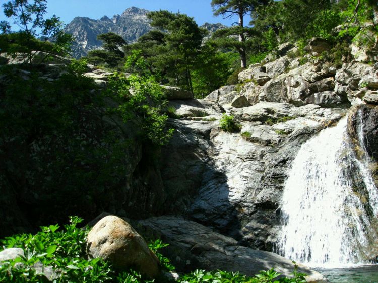 Fonds d'cran Nature Cascades - Chutes Cascades des anglais, Corse