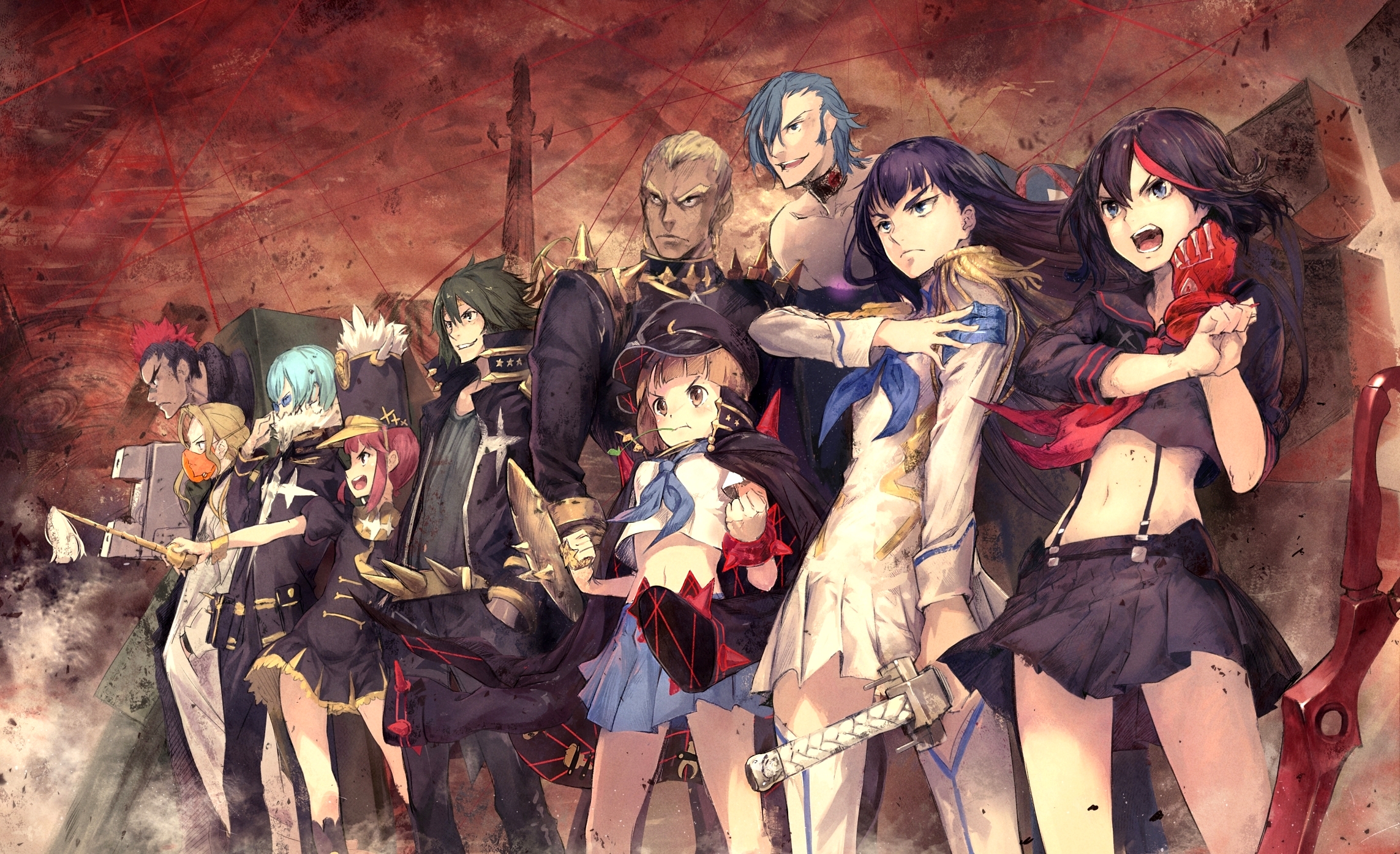 Fonds d'cran Manga Kill La Kill Kill la Kill Characters