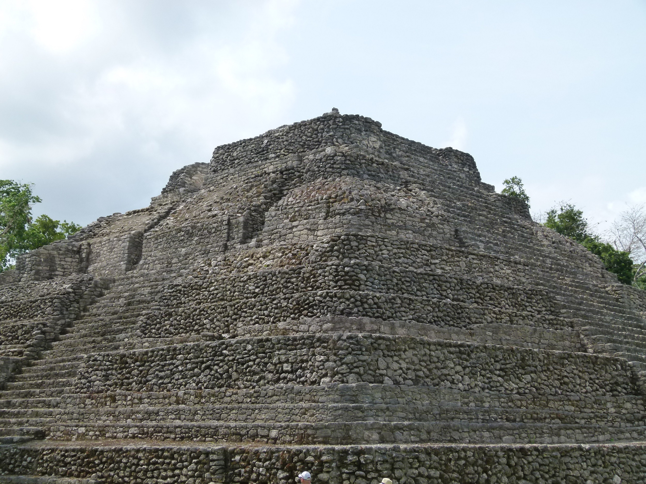 Fonds d'cran Constructions et architecture Ruines - Vestiges Chacchoben Pyramide Maya, Mexique Costa Maya