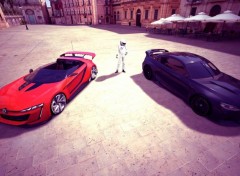  Jeux Vido Volkswagen GTI Roadster Vision Gran Turismo & BMW Vision Gran Turismo