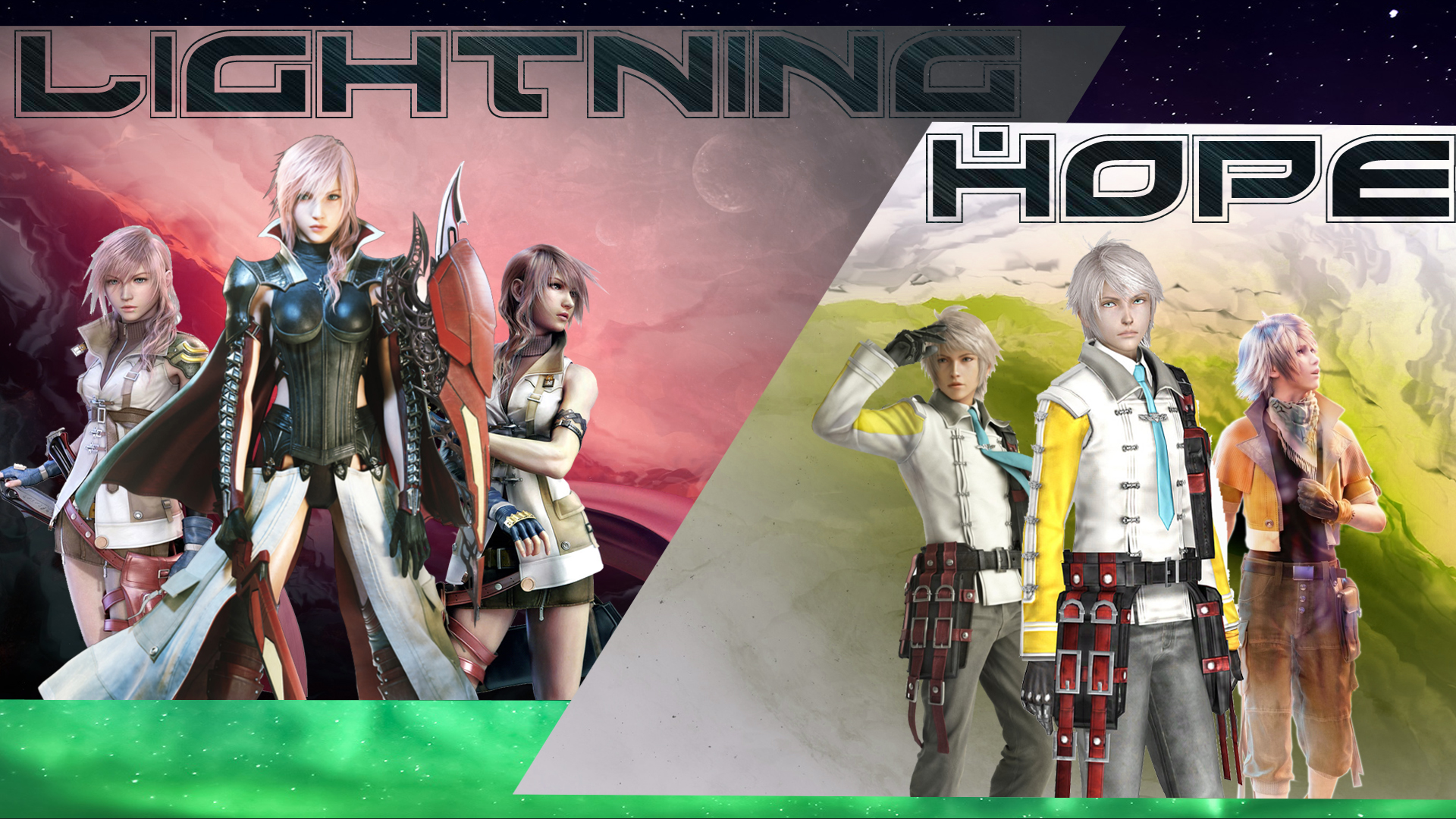 Wallpapers Video Games Final Fantasy Lightning Returns  lightning et hope