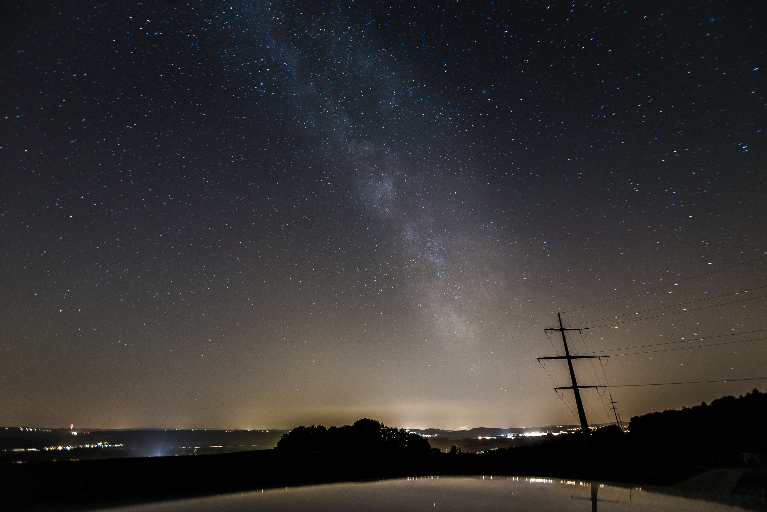 Fonds d'cran Espace Etoiles - Nbuleuses La voie lacte au solstice d't