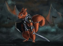  Fantasy et Science Fiction warrior squirrel