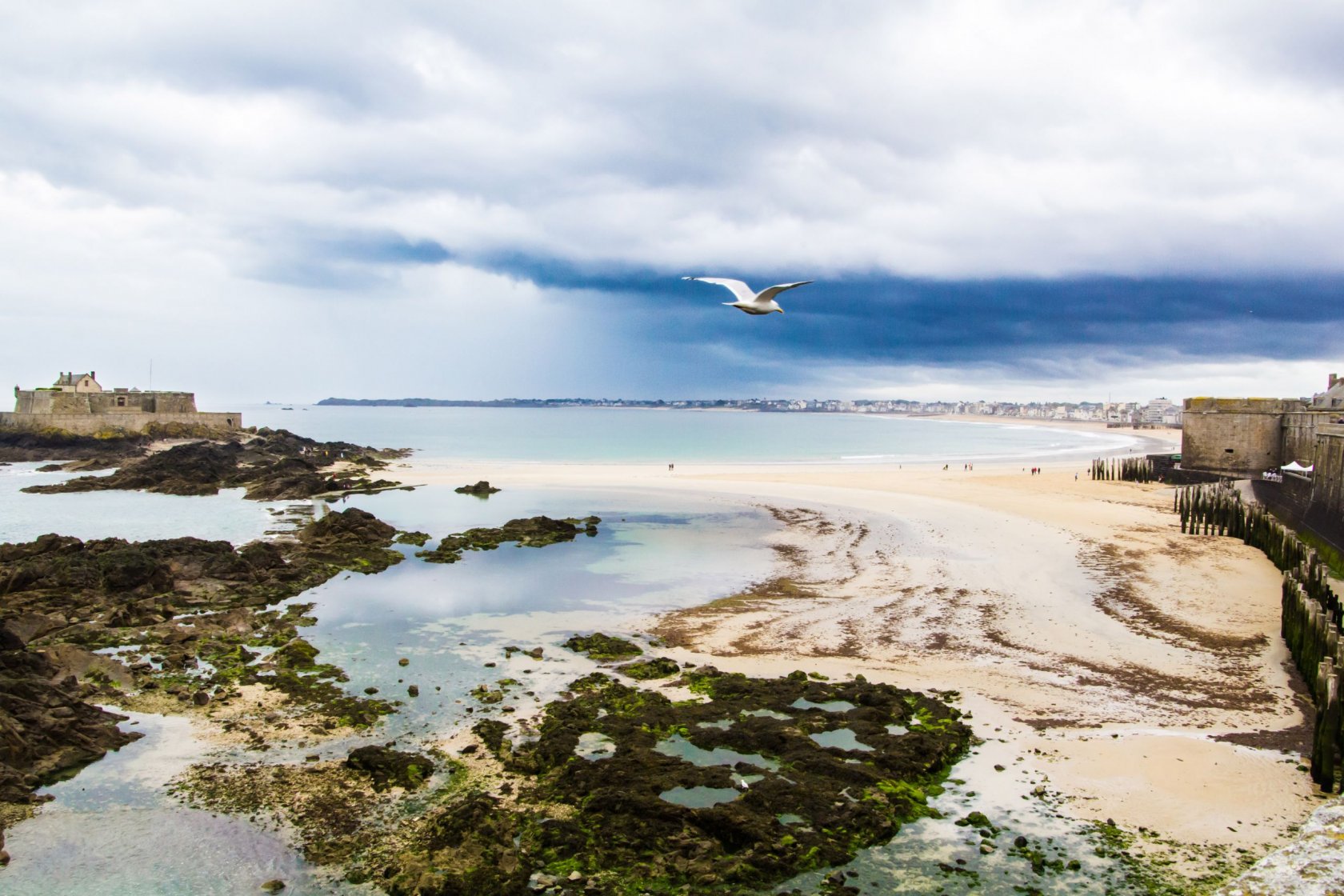 Wallpapers Nature Seas - Oceans - Beaches St Malo plage