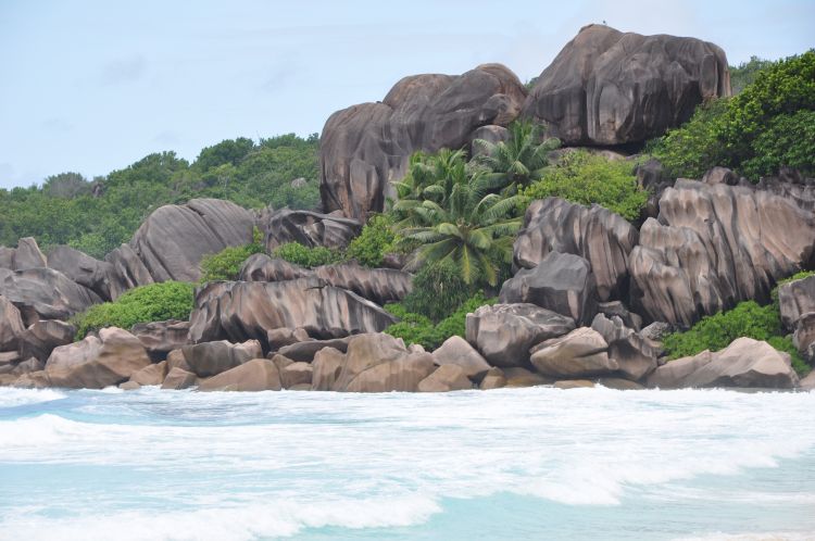 Fonds d'cran Nature Mers - Ocans - Plages Plage  La Digue (Seychelles)