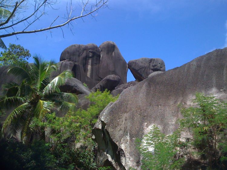 Fonds d'cran Nature Roches - Pierres - Sables Roches La Digue 'Seychelles)