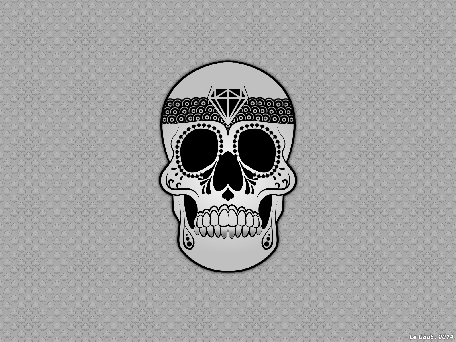 Fonds d'cran Art - Numrique Graphisme Mexico Skull