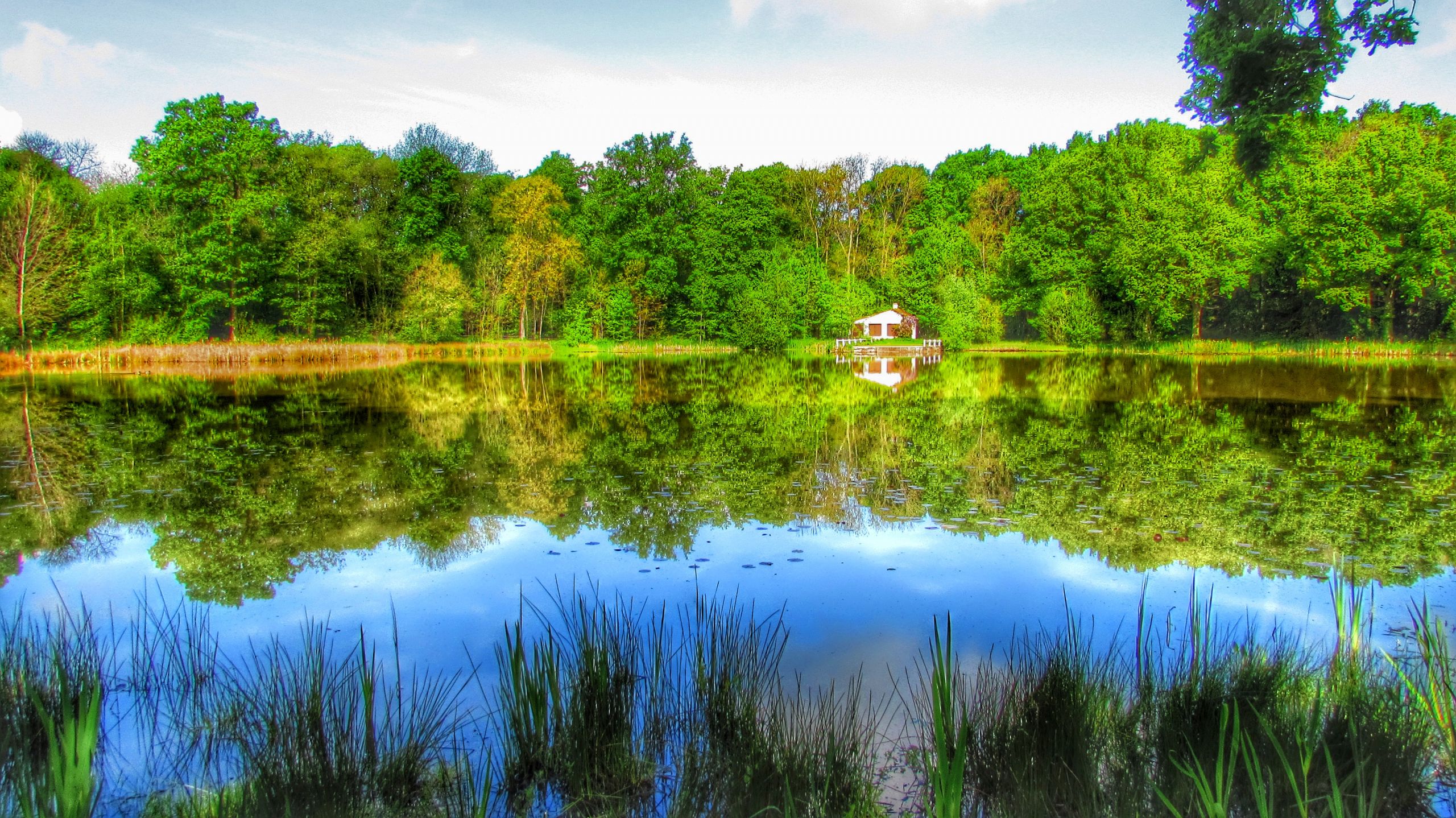 Wallpapers Nature Lakes - Ponds tang en HDR.