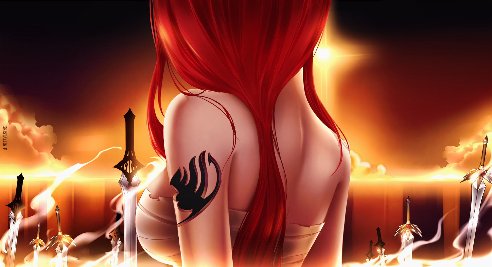 Fonds d'cran Manga Fairy Tail Erza