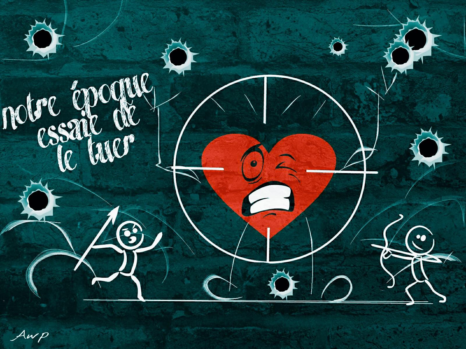 Fonds d'cran Art - Numrique Amour, amiti 