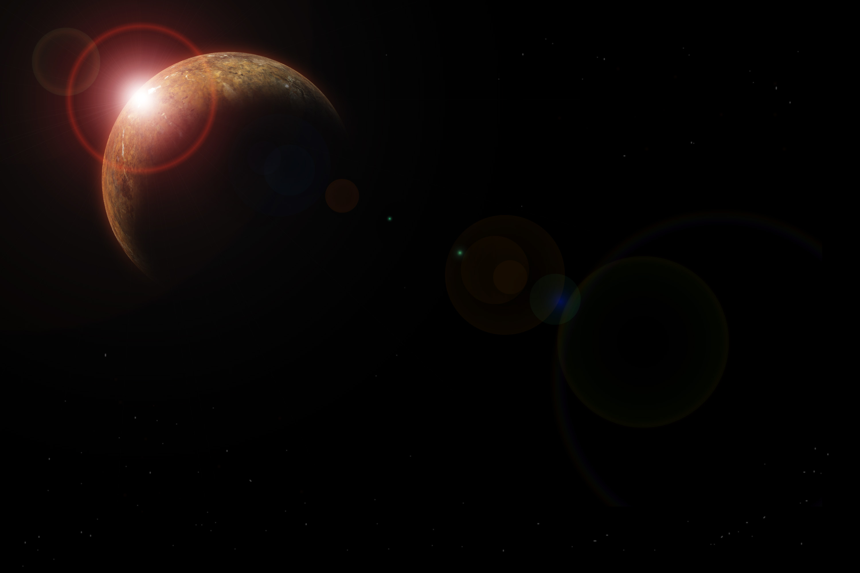 Wallpapers Digital Art Space - Universe the new planet