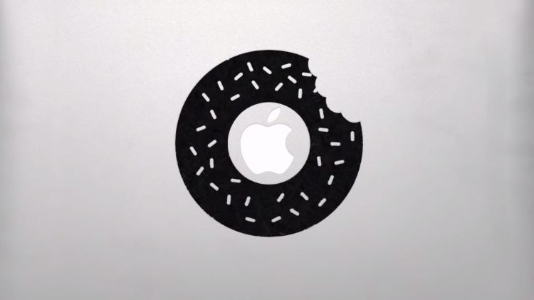 Fonds d'cran Informatique Apple Apple donut