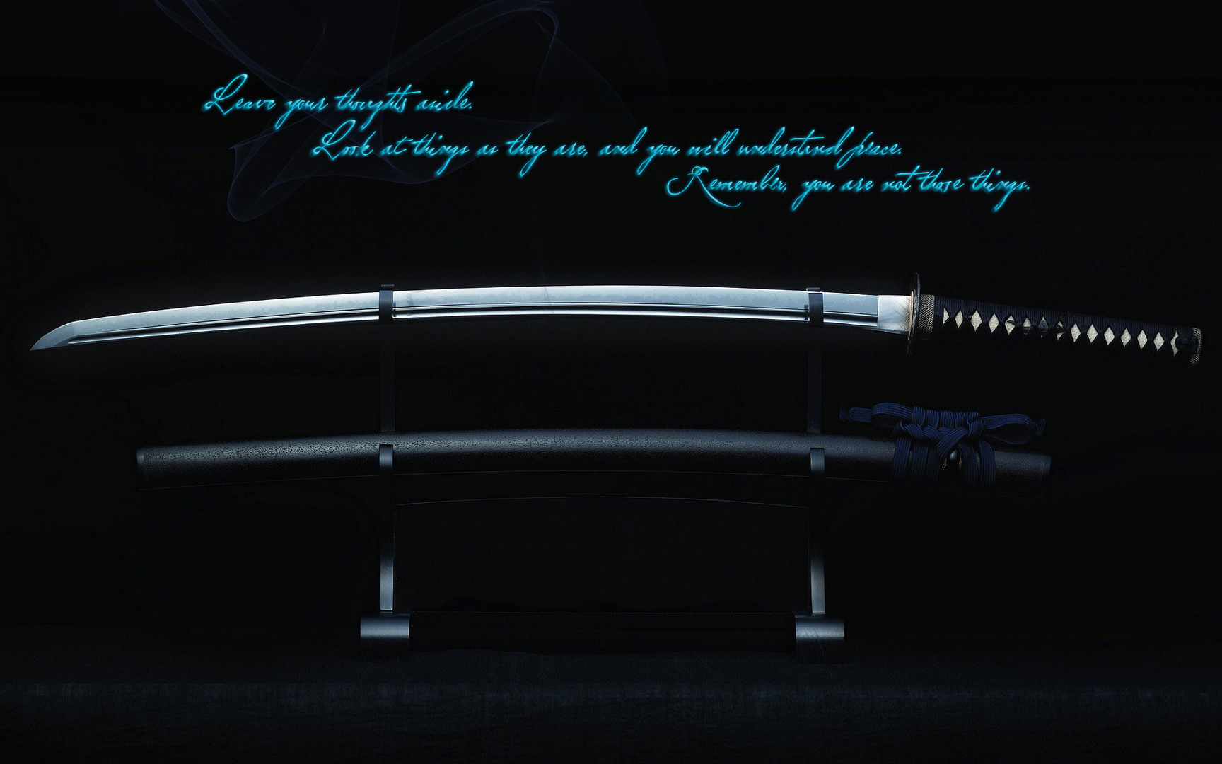 Wallpapers Digital Art Weapons - War Katana sur socle