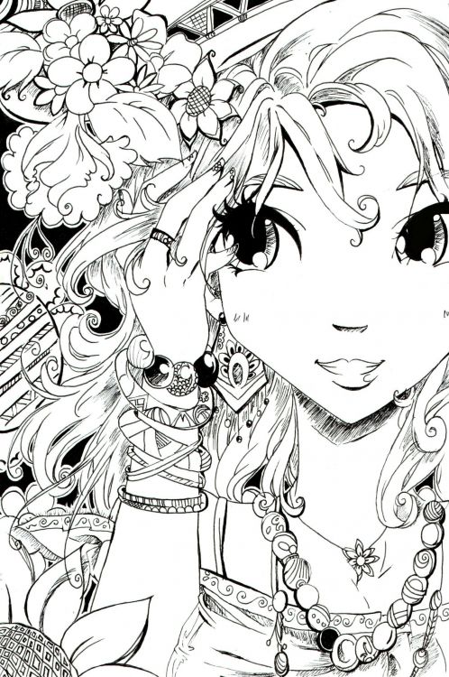 Fonds d'cran Art - Crayon Manga - Divers black summer journey