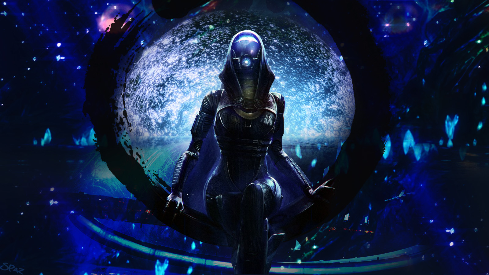 Fonds d'cran Jeux Vido Mass Effect 2 Tali (2)