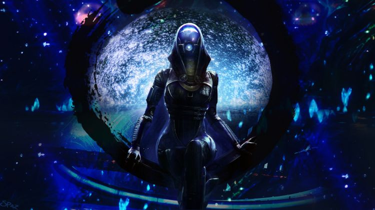 Fonds d'cran Jeux Vido Mass Effect 2 Tali (2)