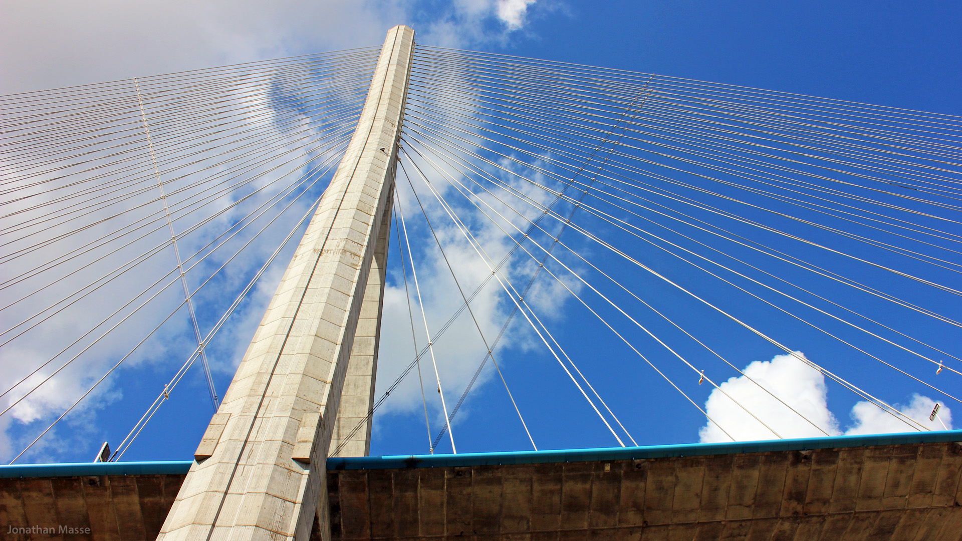 Wallpapers Constructions and architecture Bridges - Aqueduct Pont de Normandie.