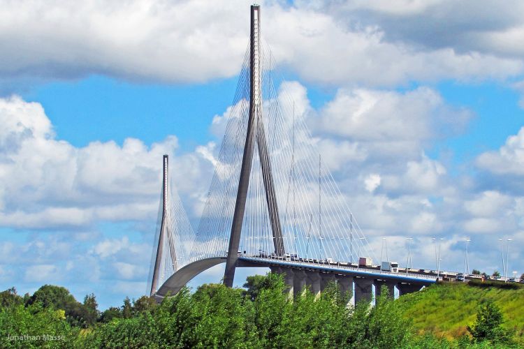 Wallpapers Constructions and architecture Bridges - Aqueduct Pont de Normandie.