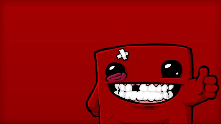 Fonds d'cran Jeux Vido Super Meat Boy Wallpaper N381758