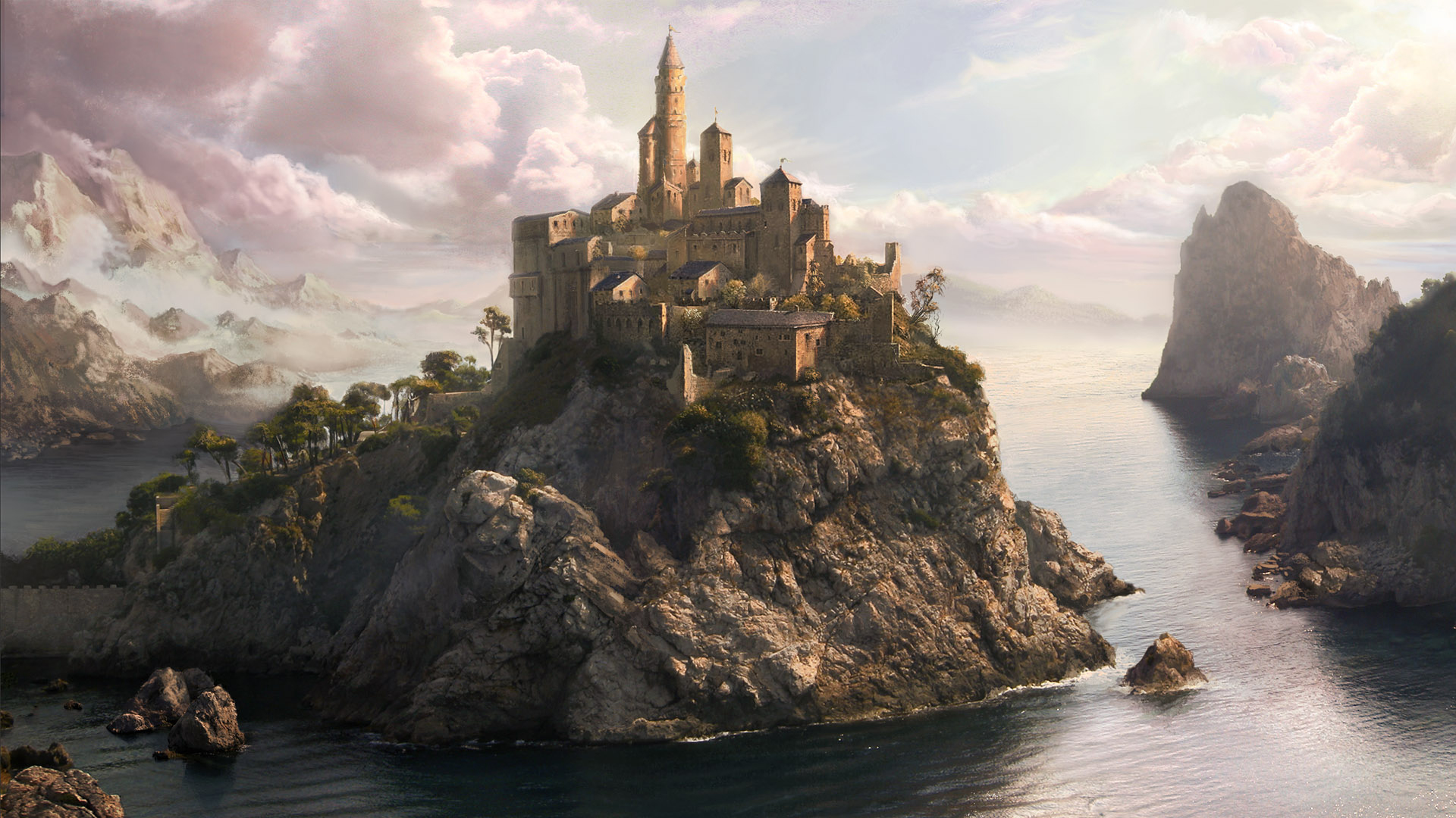 Wallpapers Fantasy and Science Fiction Castles 