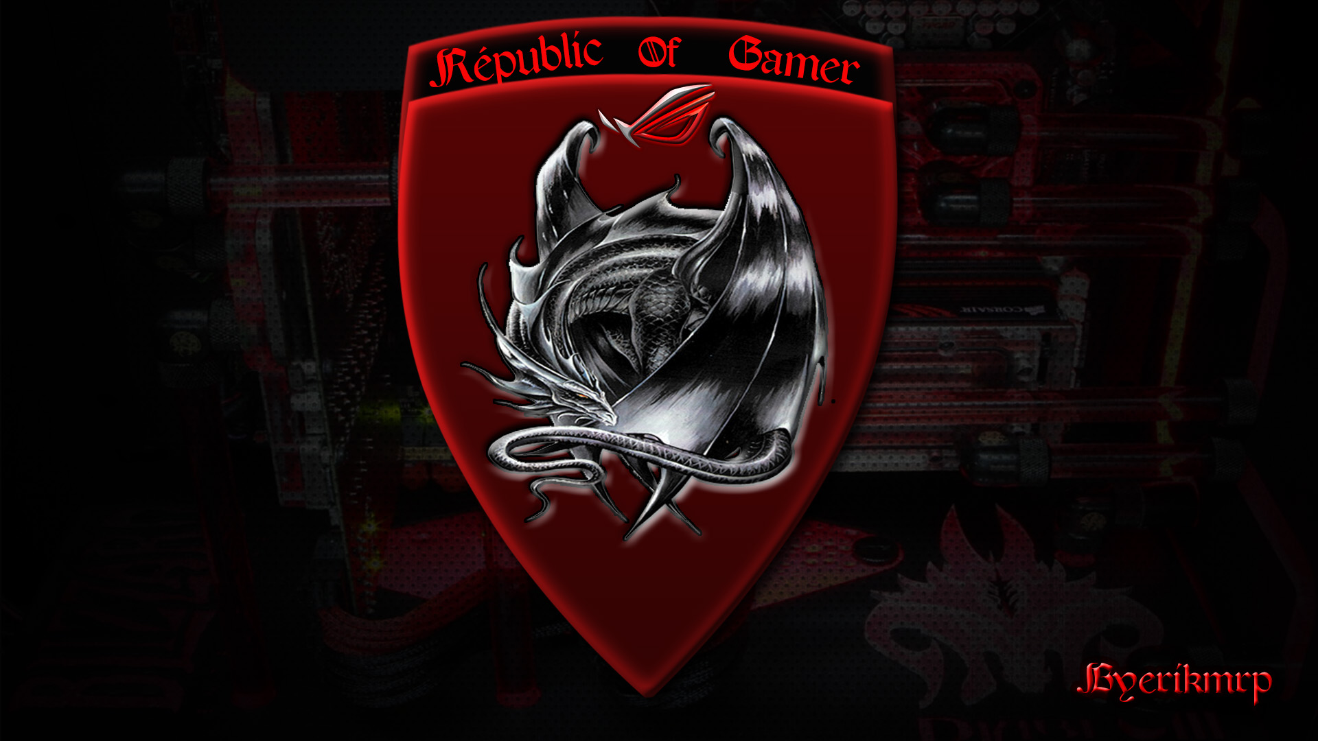 Wallpapers Computers Asus Rpublic of gamer logo dragon