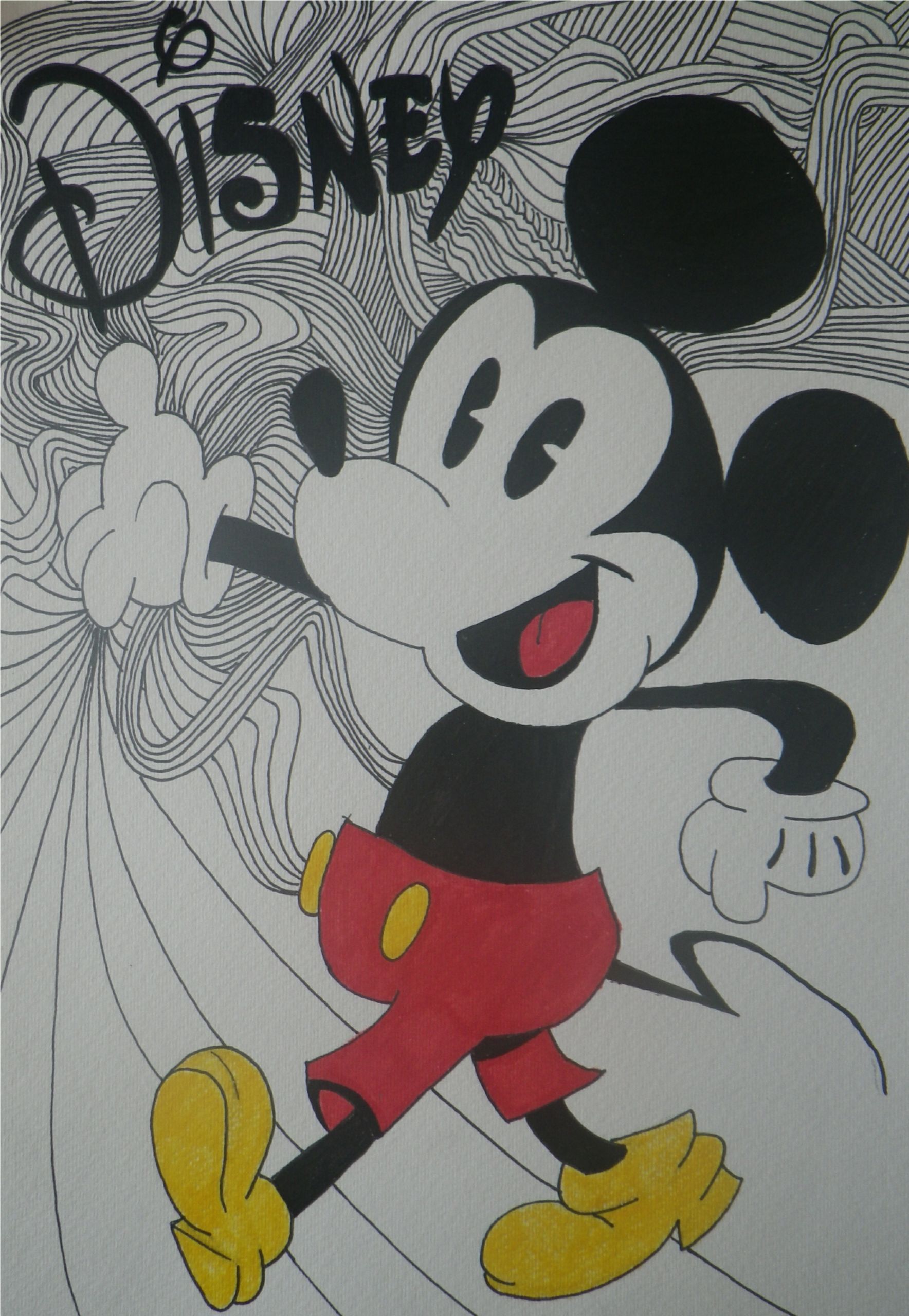 Fonds d'cran Art - Crayon Dessins anims - Mickey Mickey mouse