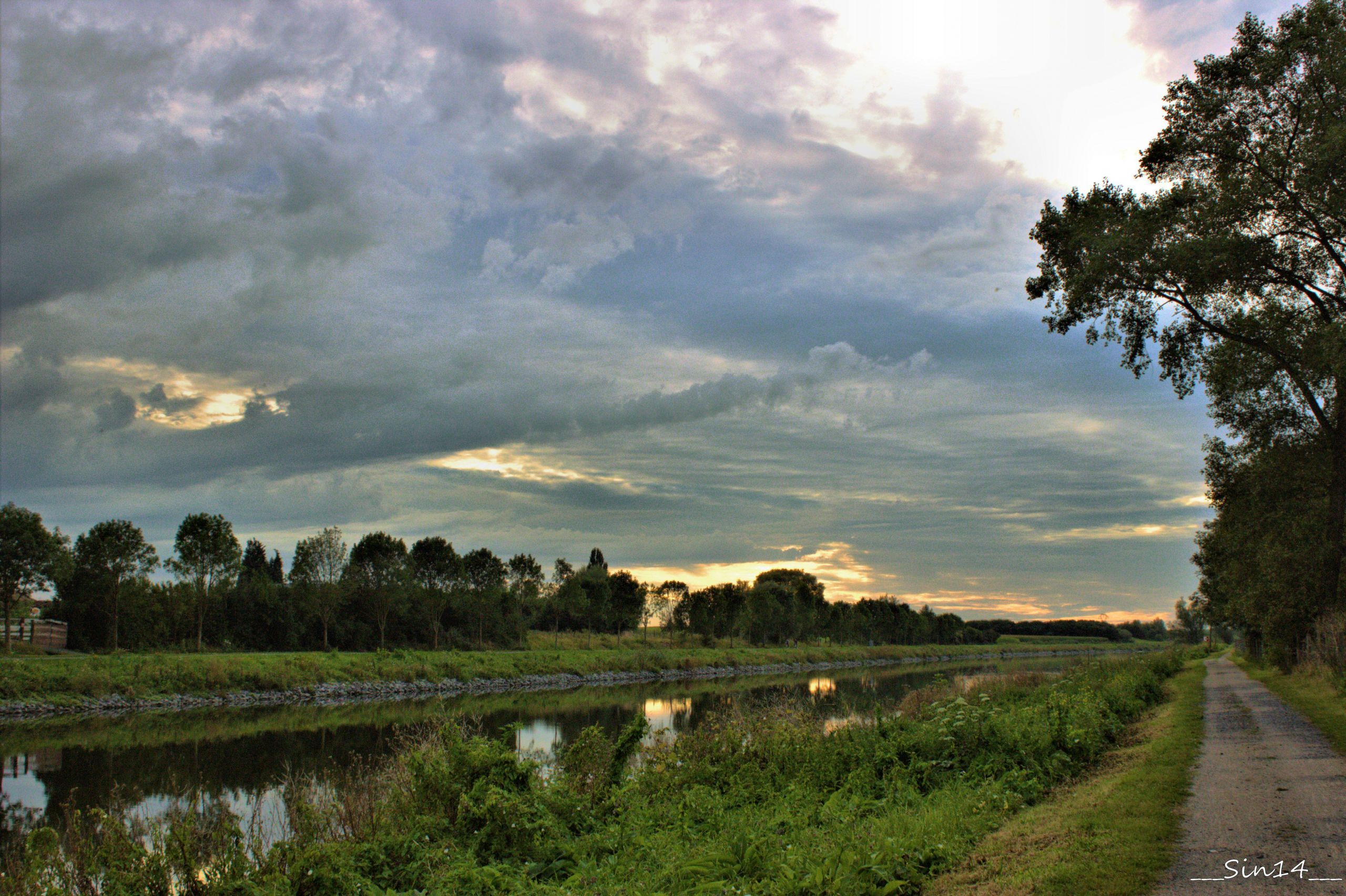 Fonds d'cran Nature Fleuves - Rivires - Torrents LA DEÛLE VERS COMINES