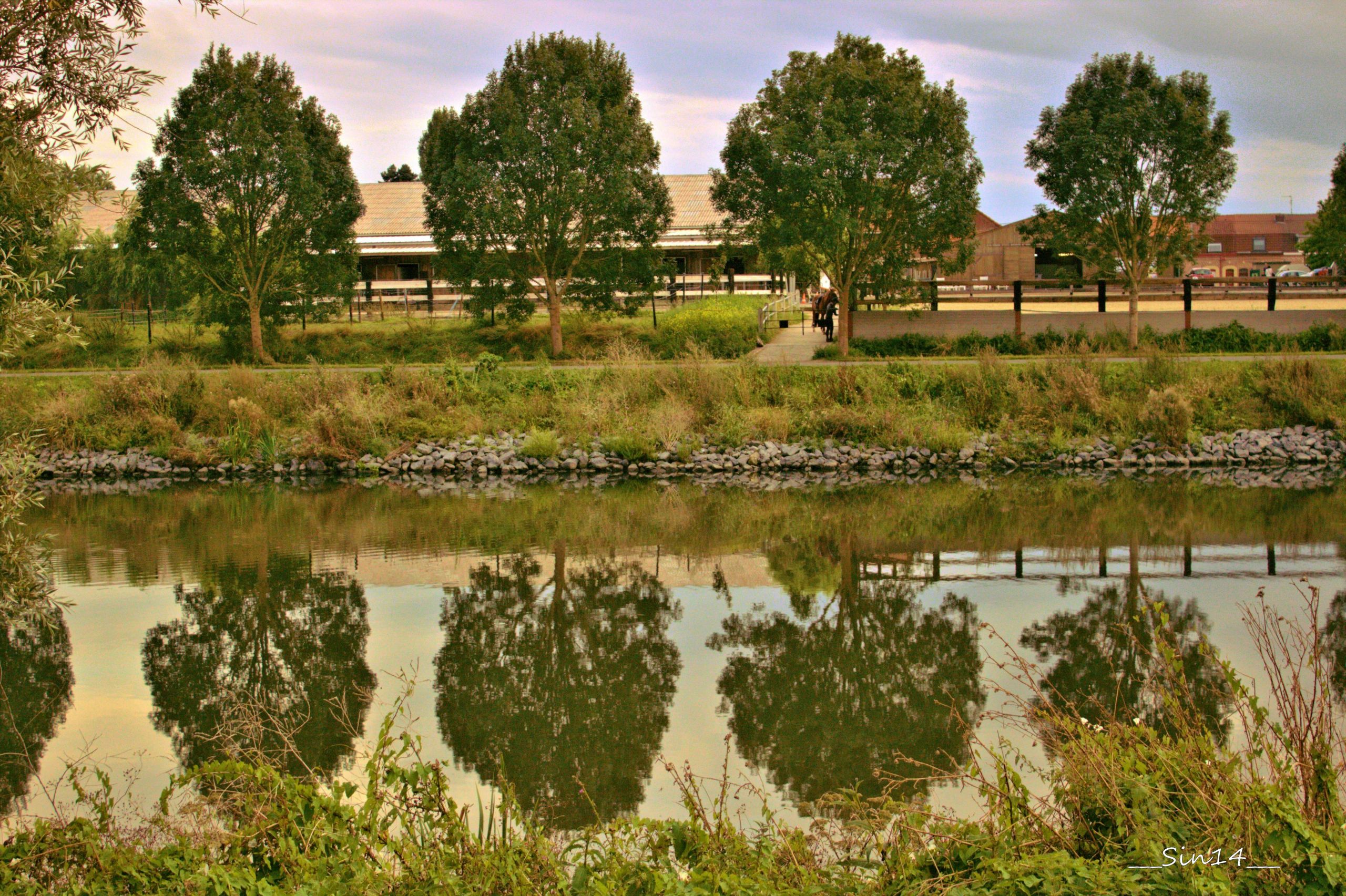 Fonds d'cran Nature Fleuves - Rivires - Torrents LA DEÛLE VERS COMINES