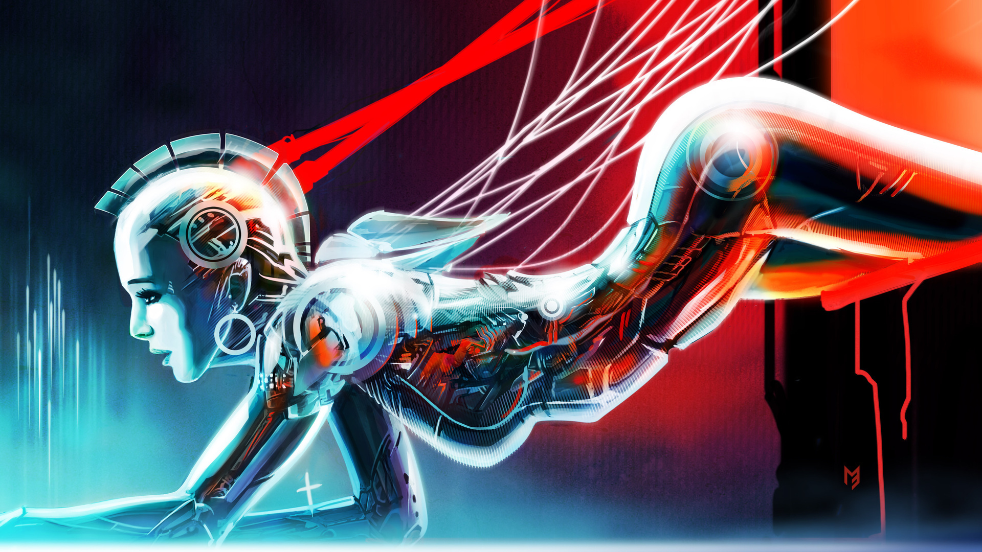 Wallpapers Fantasy and Science Fiction Cyborgs 